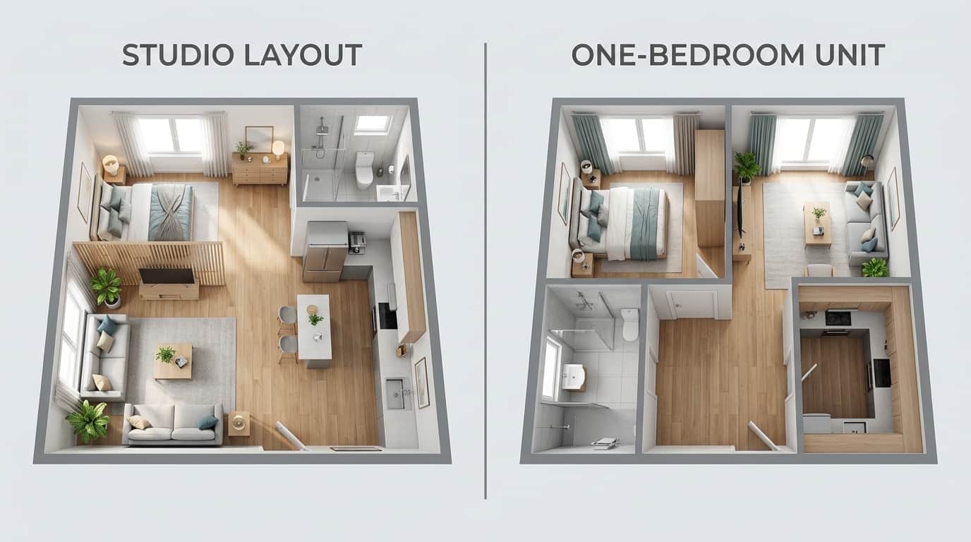 Studio vs. One-Bedroom Apartments in Fort Myers