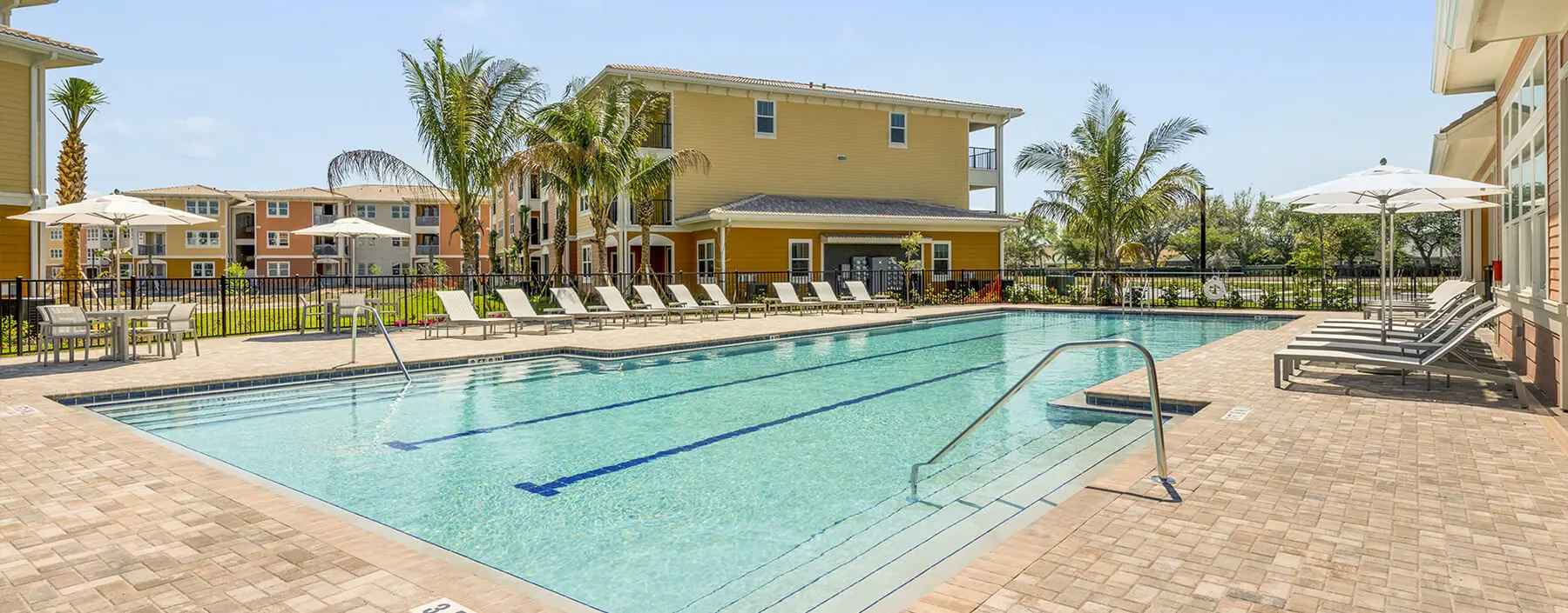 Millennium Apartments' Swimming pool area