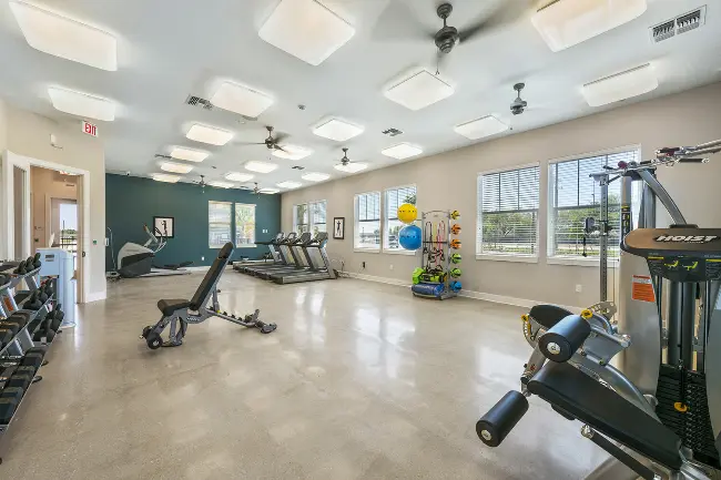 Millennium Apartments' fitness center