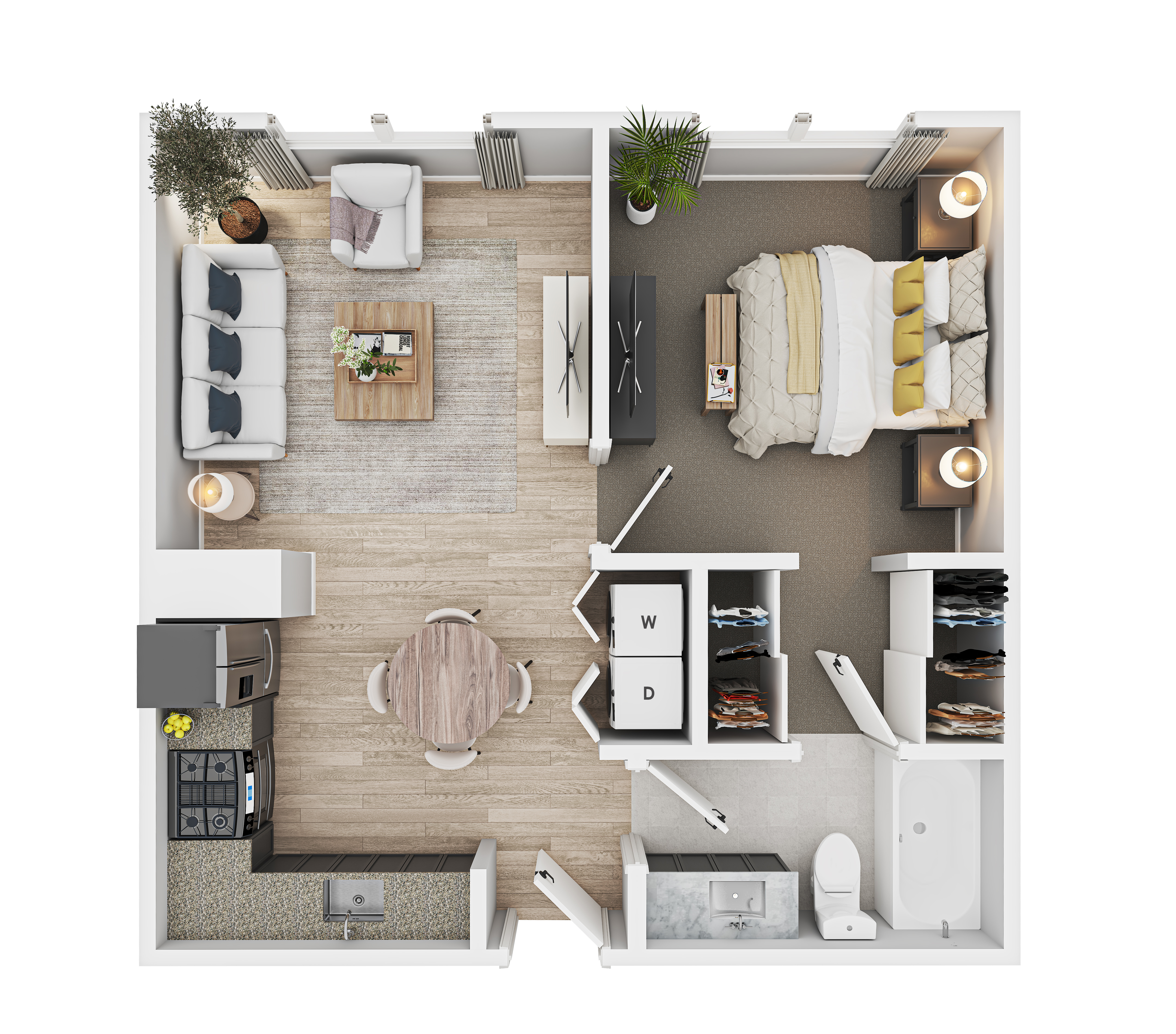Aeon Floorplan by Millennium Apartments