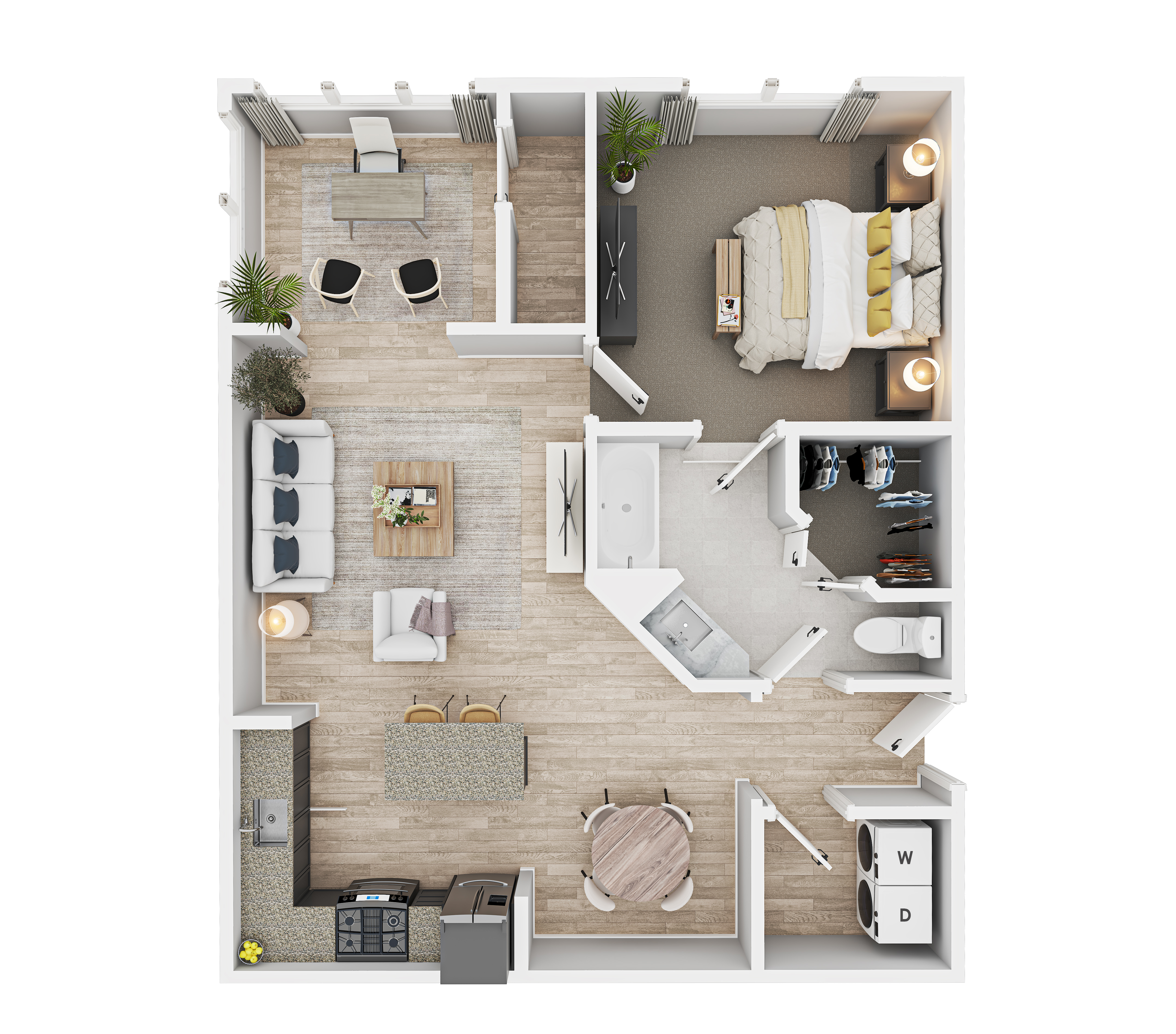 Epoch Floorplan by Millennium Apartments